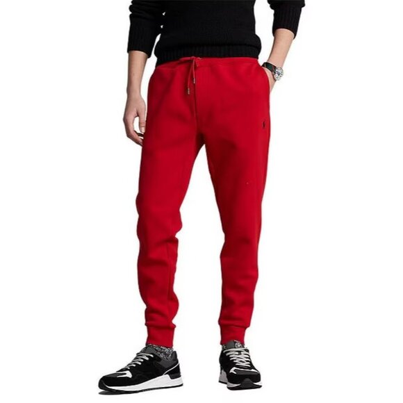 POLO RALPH LAUREN Mens XXL Red Tech Knit Jogger Pants NEW - Picture 1 of 2